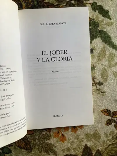 Libro 'El Joder y La Gloria' de Guillermo Blanco - miniatura 2
