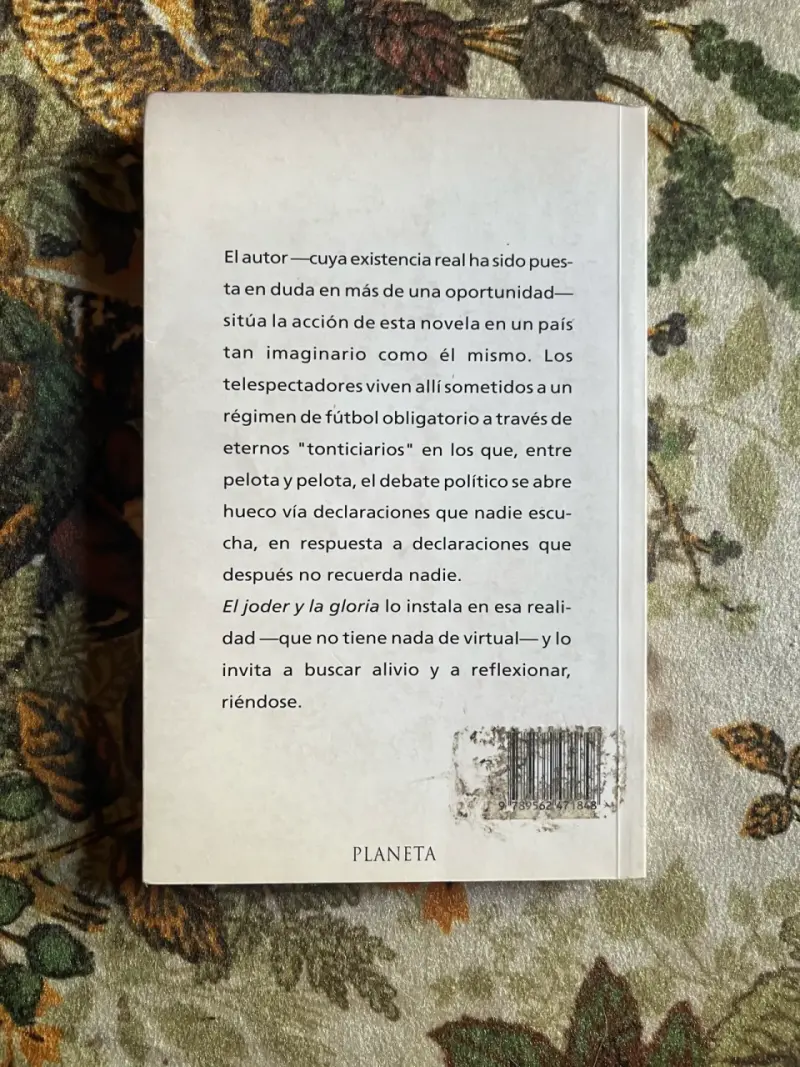Libro 'El Joder y La Gloria' de Guillermo Blanco - 3