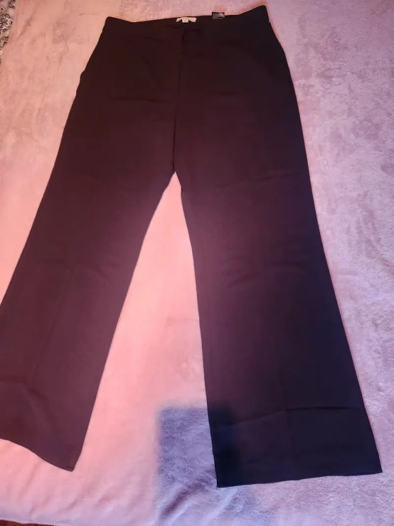 Pantalones azul azabache de vestir H&M talla 46 - 2