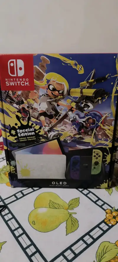 Nintendo Switch OLED Edición Especial Splatoon 3 - miniatura 1