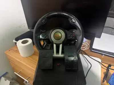 Volante de simulación con pedales PXN - miniatura 2