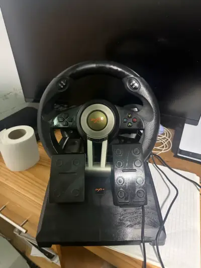 Volante de simulación con pedales PXN - miniatura 3