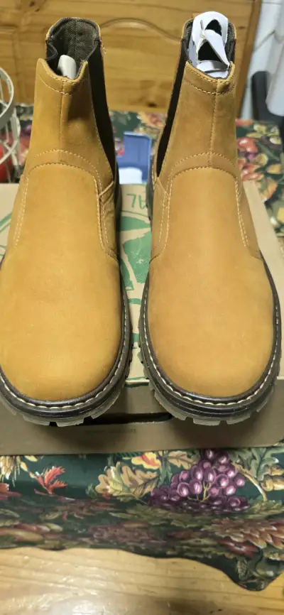 Botines de cuero camel para hombre - miniatura 2