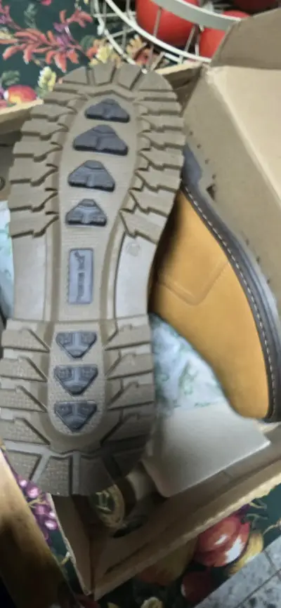 Botines de cuero camel para hombre - miniatura 4