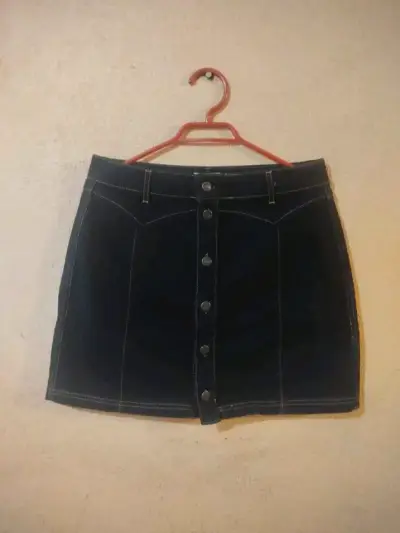 Falda de mezclilla con botones Topshop - miniatura 2