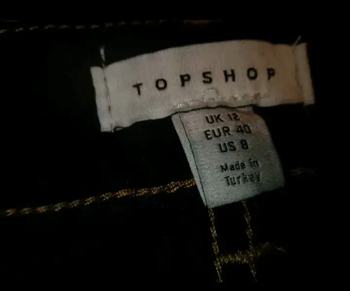 Falda de mezclilla con botones Topshop - 3