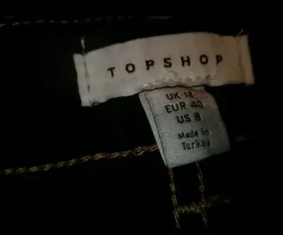 Falda de mezclilla con botones Topshop - miniatura 3
