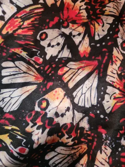 Vestido estampado de mariposas Massimo Dutti - miniatura 2