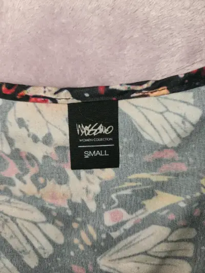 Vestido estampado de mariposas Massimo Dutti - miniatura 3