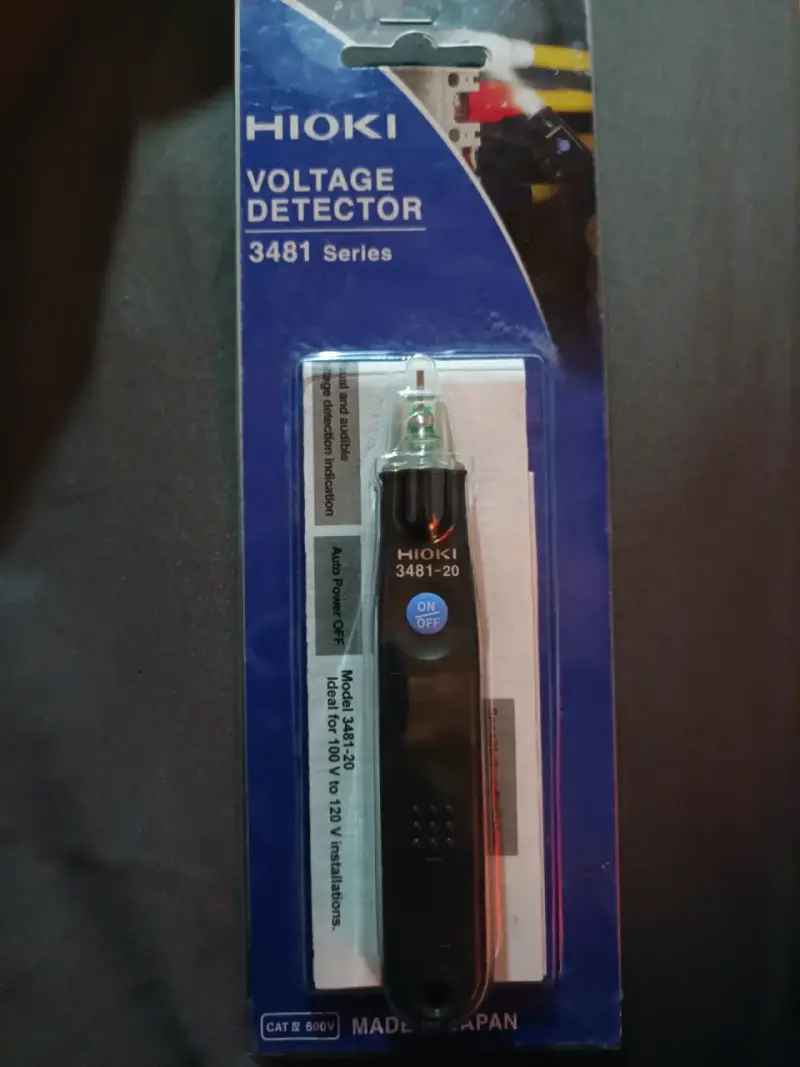 Detector de voltaje Hioki 3481 con linterna LED - 2