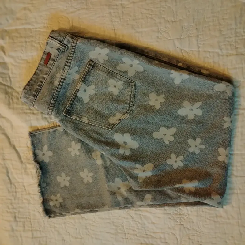 Jeans de flores Opposite talla 40 - 3