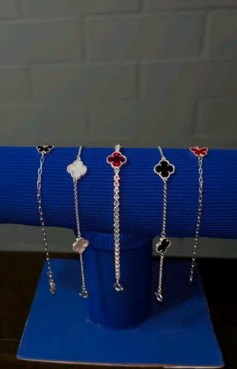 Set de Pulseras y Aretes de plata 925 - 1