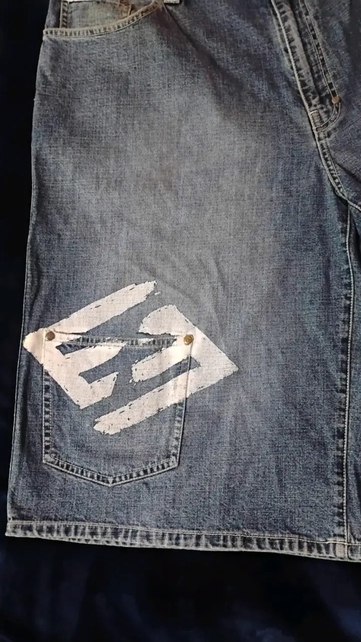 Short(Jort) de mezclilla azul claro marca Enyce✅ - 2