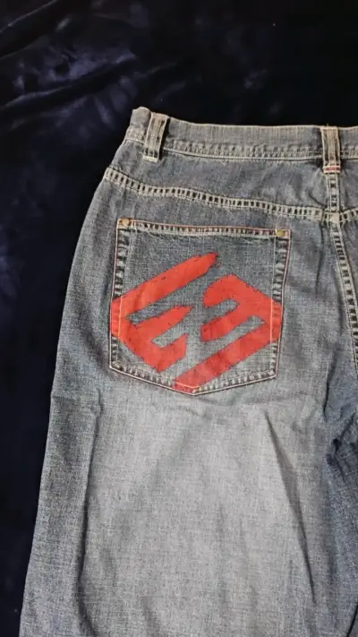 Short(Jort) de mezclilla azul claro marca Enyce✅ - miniatura 5