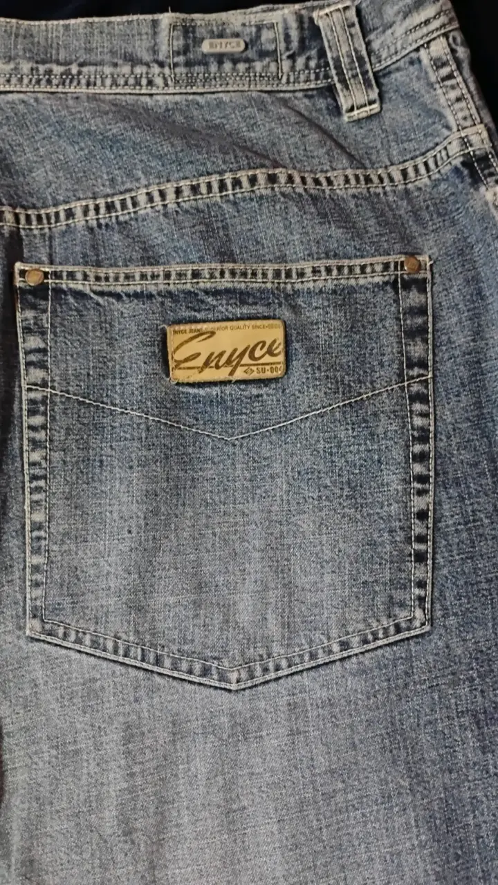 Short(Jort) de mezclilla azul claro marca Enyce✅ - 6