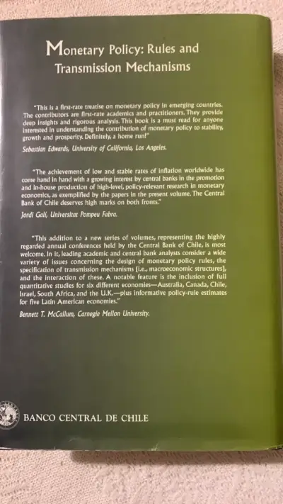 Libro sobre Política Monetaria del Banco Central de Chile - miniatura 3