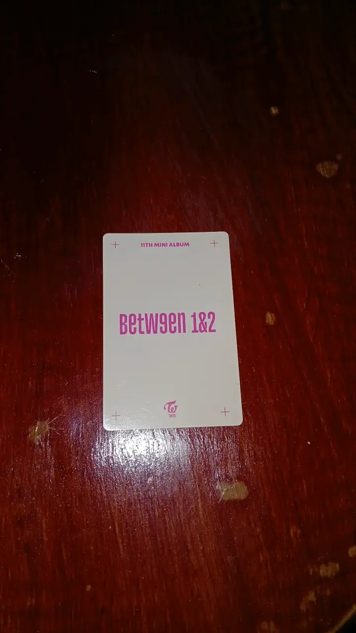 Photocard tzuyu twice preventa between 1&2 - 2