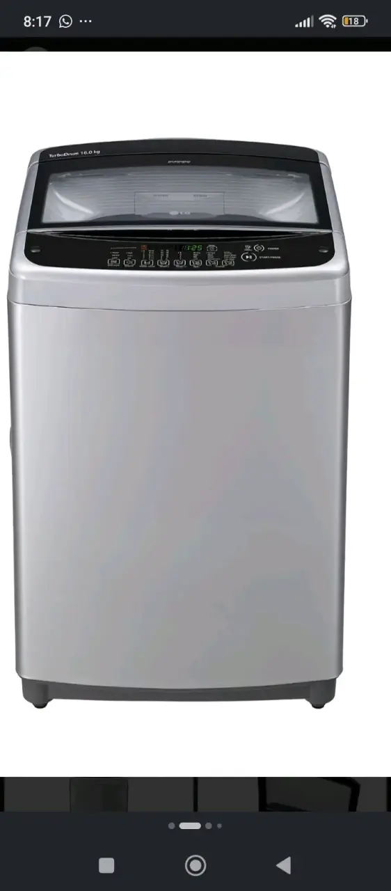 Lavadora LG TurboDrum 16 kg en buen estado
