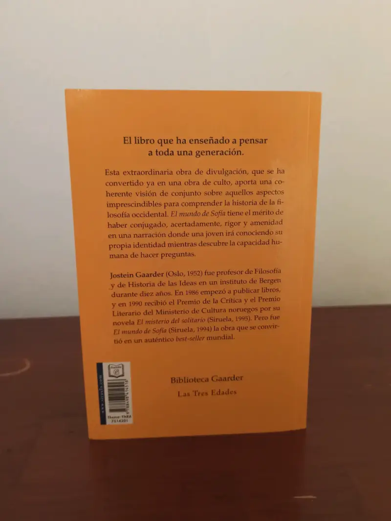El Mundo de Sofía de Jostein Gaarder - 2