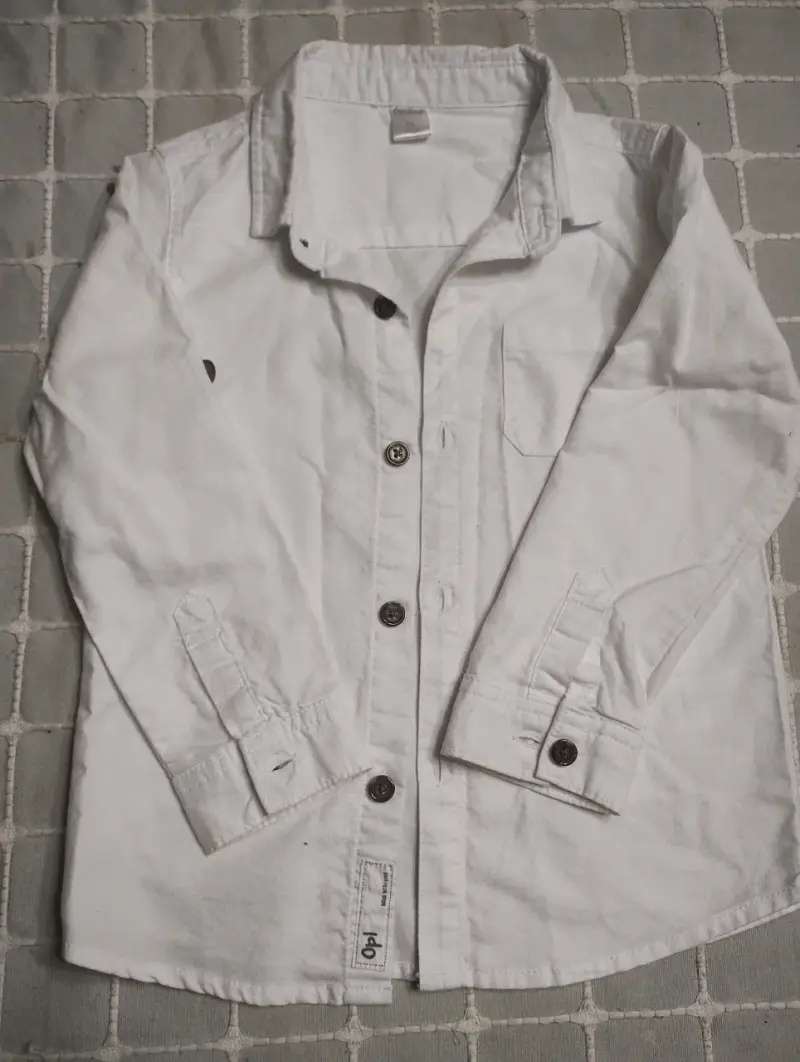 Camisa Blanca para Niño Opaline Talla 4A - 3