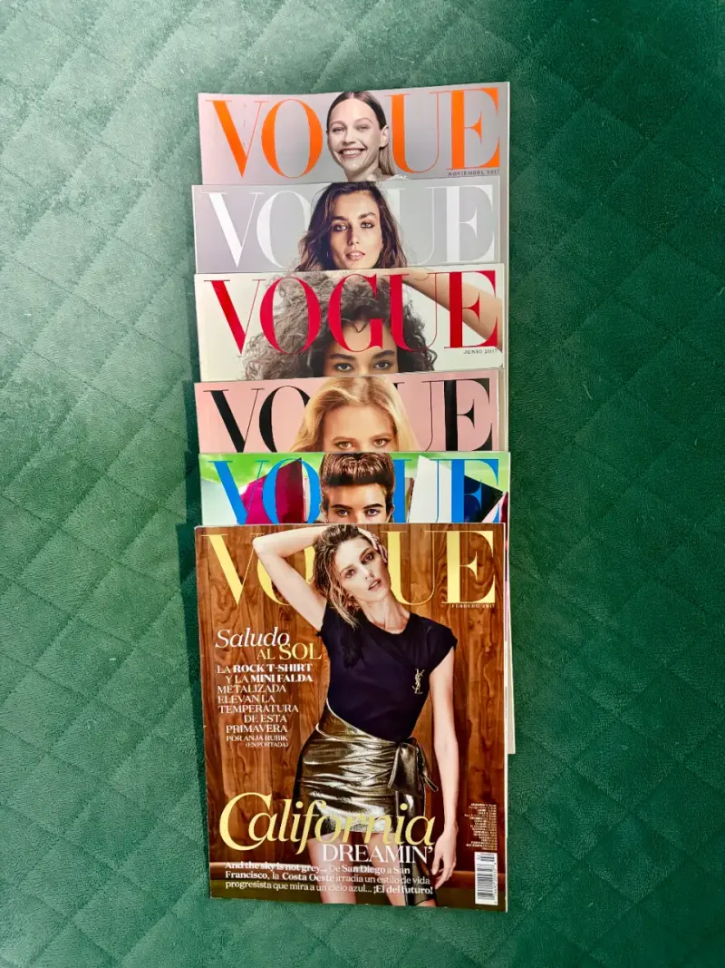 Colección de revistas Vogue en buen estado - 2