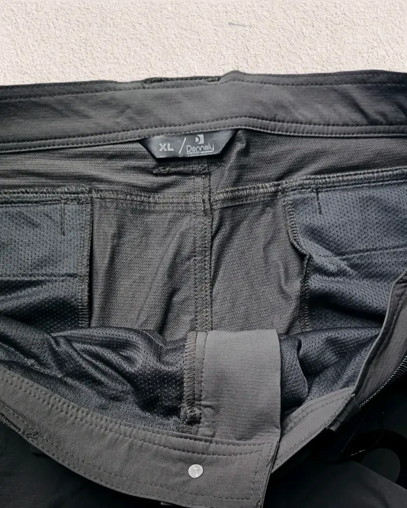 Pantalones cargo gris y cinturón hombre Talla XL - 4