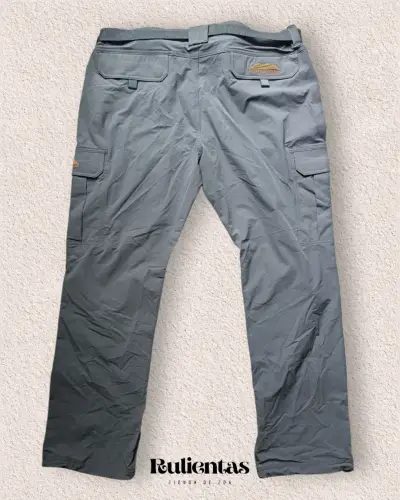 Pantalones cargo gris y cinturón hombre Talla XL - miniatura 5