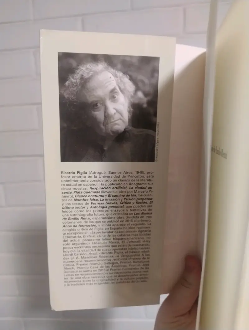 Libro Los Diarios de Emilio Renzi de Ricardo Piglia - 2