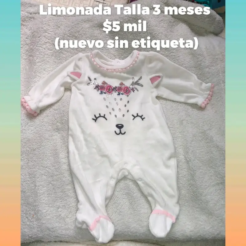 Enterito de bebé Limonada talla 3 meses