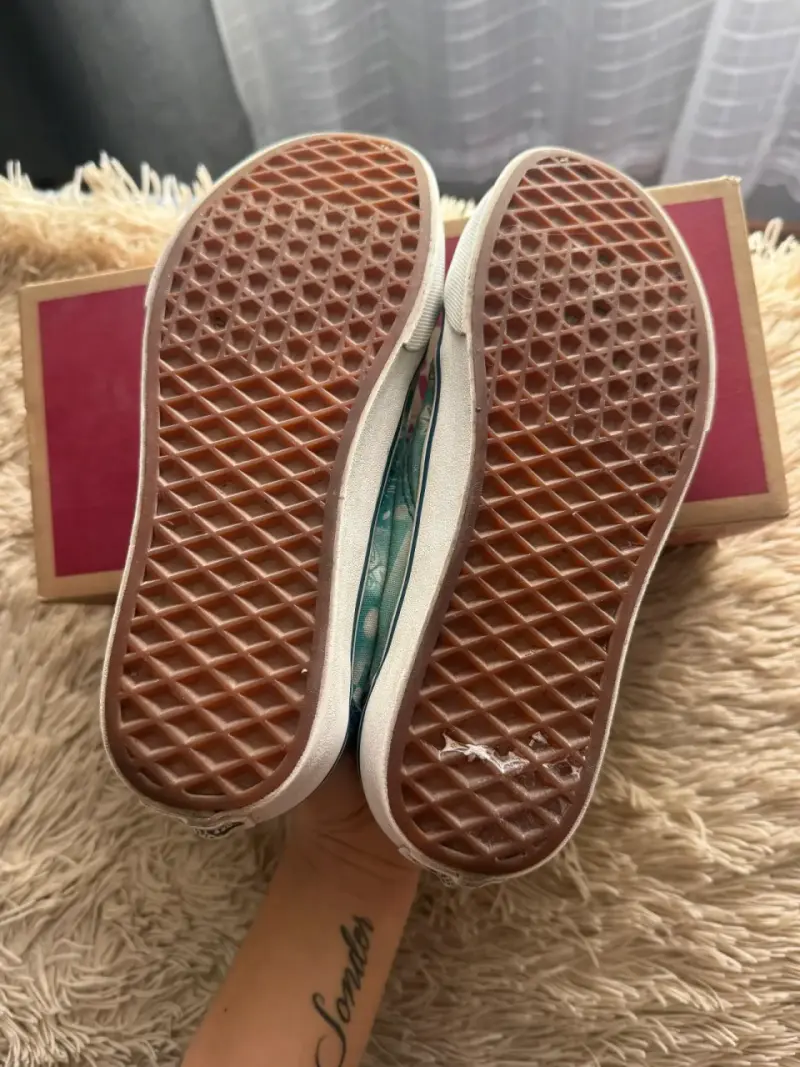 Zapatillas Vans Old Skool Verde y Azul - 4