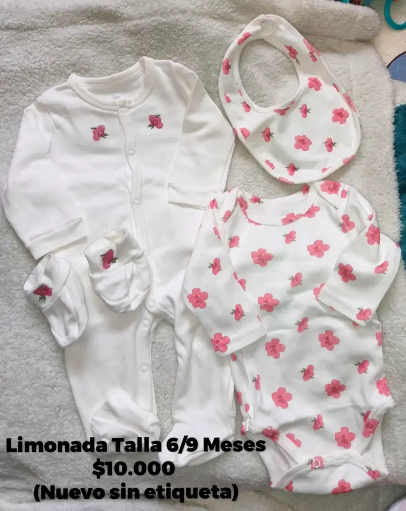 Conjunto de ropa para bebé Limonada 6/9 meses