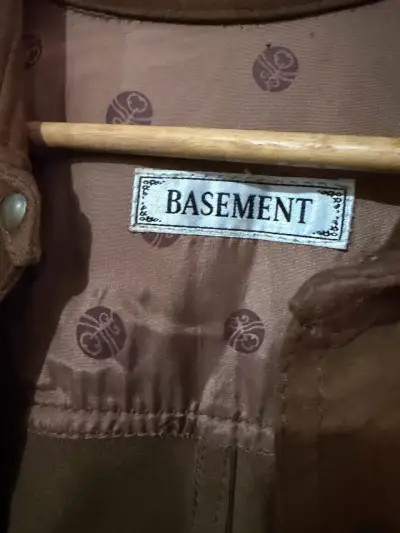 Chaqueta de gamuza marrón Basement para hombre - miniatura 3