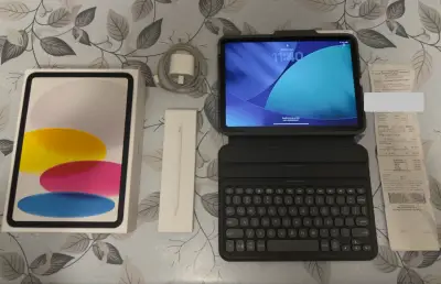 iPad A16, Apple Pencil USB-C, teclado, funda, mica - miniatura 1