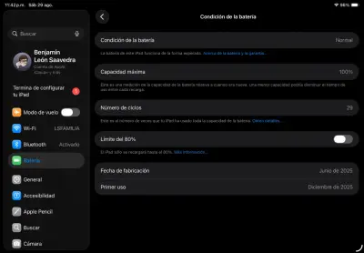 iPad A16, Apple Pencil USB-C, teclado, funda, mica - miniatura 5