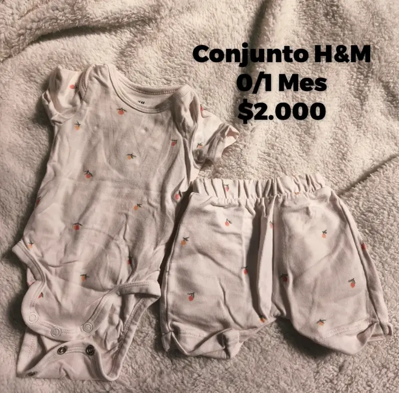 Conjunto de bebé H&M 0-1 mes