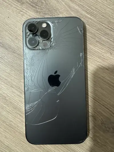 iPhone 12 Pro Max tapa trasera rota funciona 100% - miniatura 2