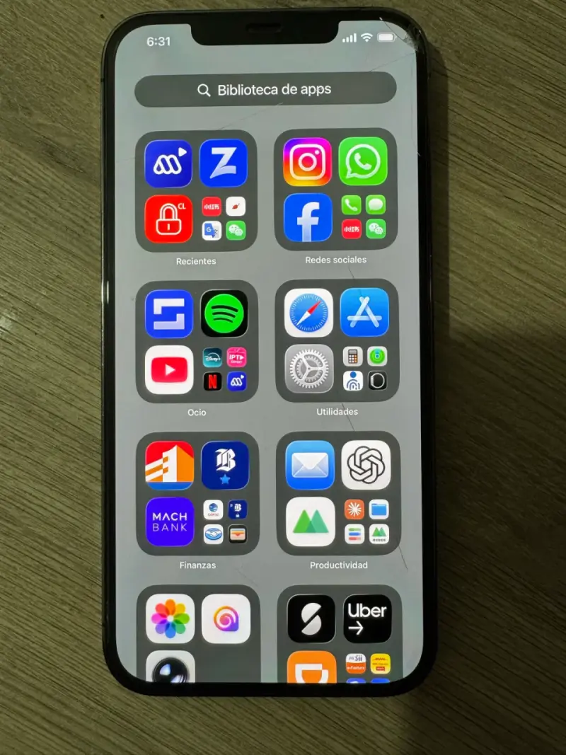 iPhone 12 Pro Max tapa trasera rota funciona 100% - 3