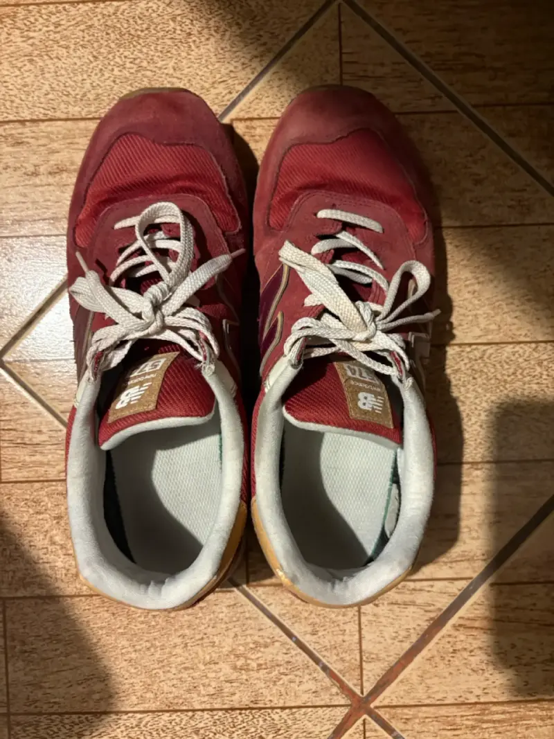 Zapatillas deportivas New Balance 574 rojas - 4