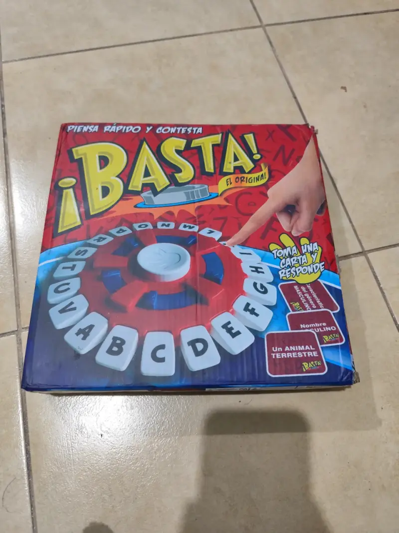 Juego de mesa ¡Basta! original con letras - 2