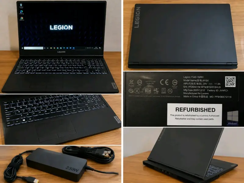 Laptop Lenovo Legion Y540-15IRH Reacondicionada