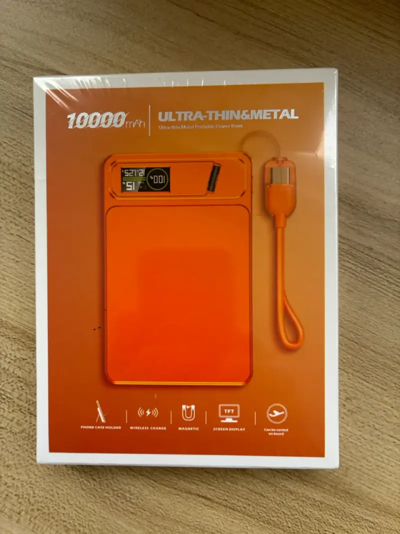 Power Bank Ultra Delgado Inalámbrico mag 10000mAh - 3