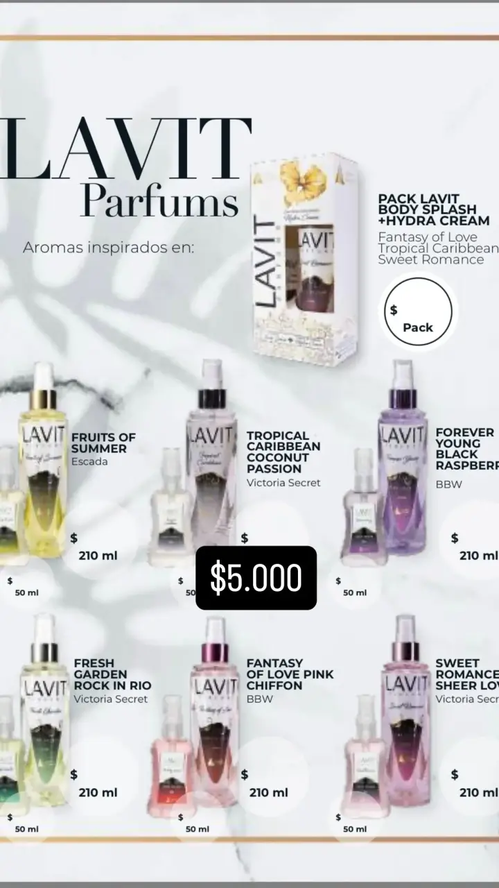 Perfume de mujer y hombre 100 ,50 ml - 5