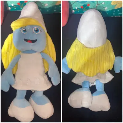 Peluches de Los Pitufos Papá Pitufo y Pitufina - miniatura 3