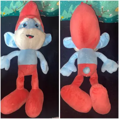Peluches de Los Pitufos Papá Pitufo y Pitufina - miniatura 4