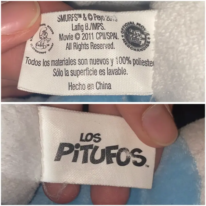 Peluches de Los Pitufos Papá Pitufo y Pitufina - 5