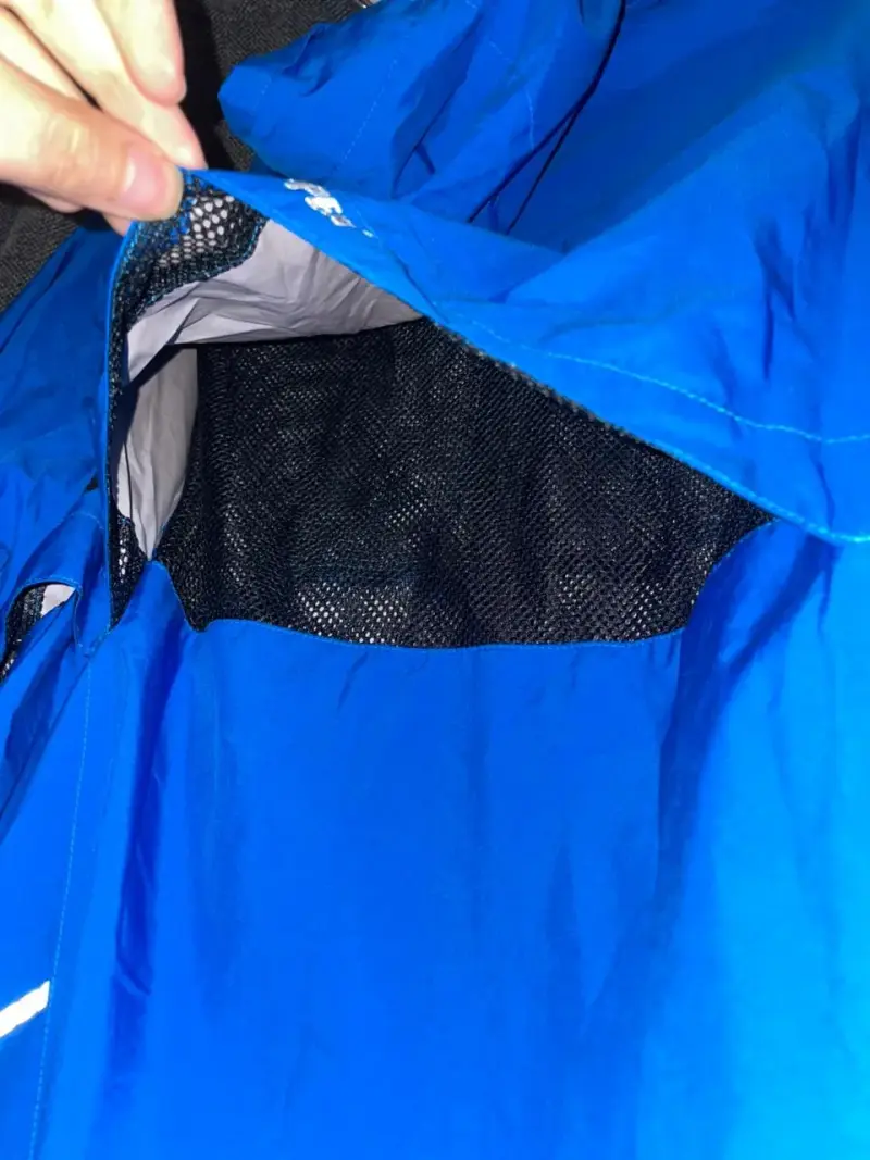 Corta viento azul - 4
