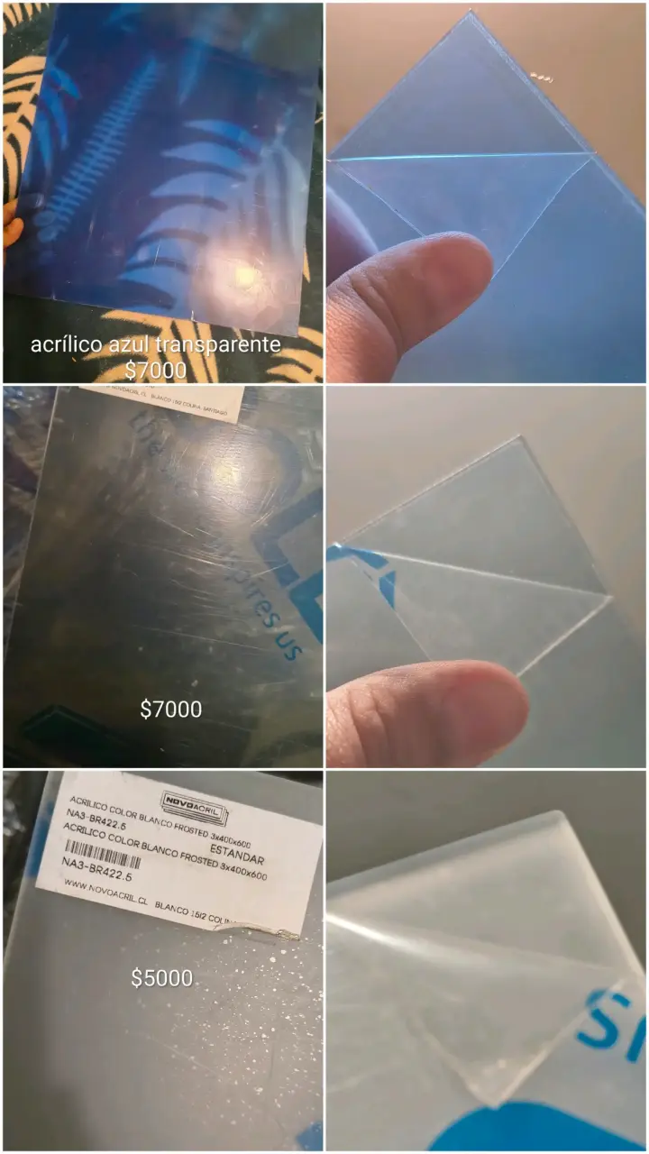 Pack 10 acrílicos de colores variados - 1