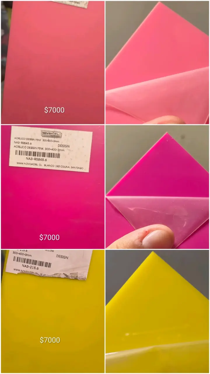 Pack 10 acrílicos de colores variados - 2
