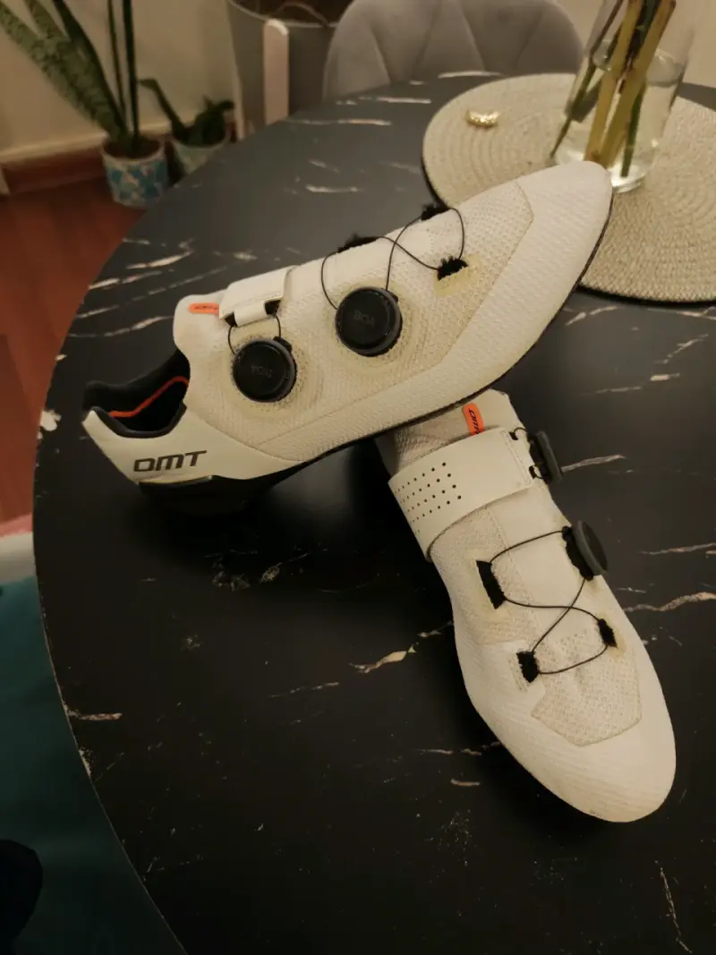 Zapatillas de ciclismo DMT SH10 blancas - 1