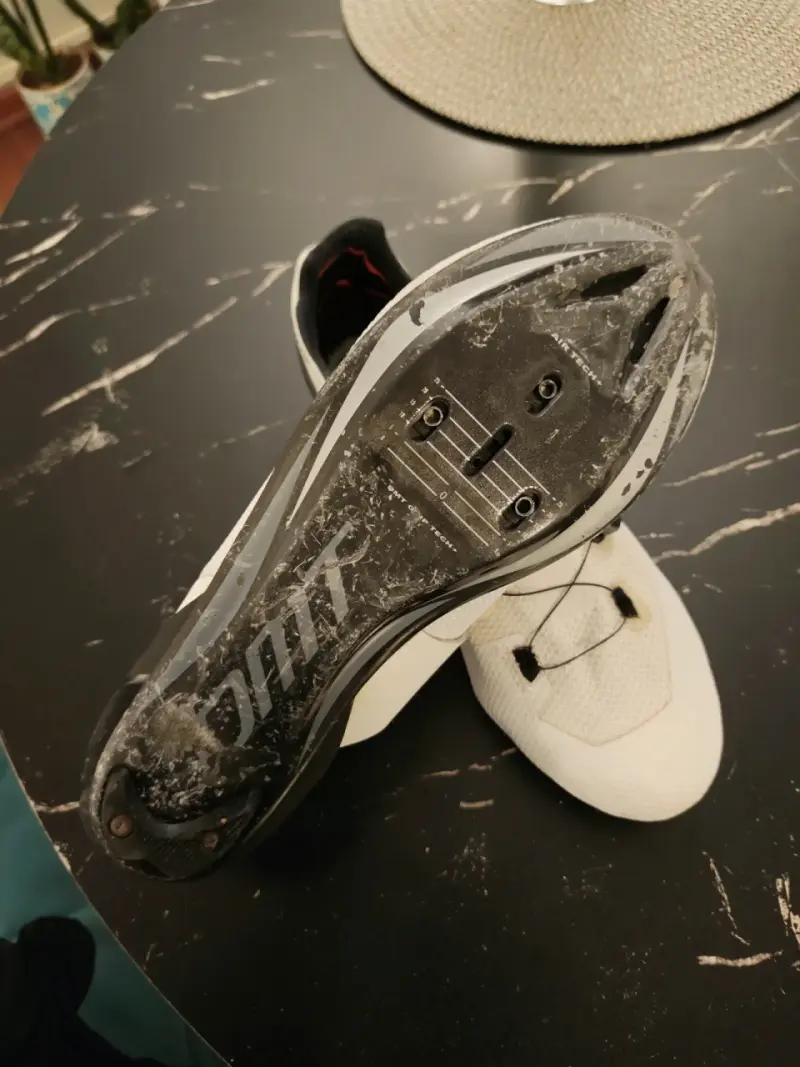 Zapatillas de ciclismo DMT SH10 blancas - 4